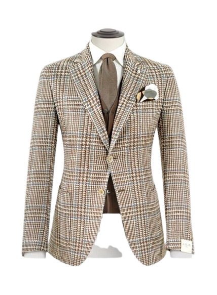 Glen Plaid Wool Blazer Glen Plaid Wool Blazer