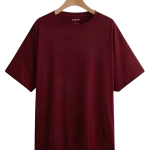 Men's Solid Color Maroon T-Shirt
