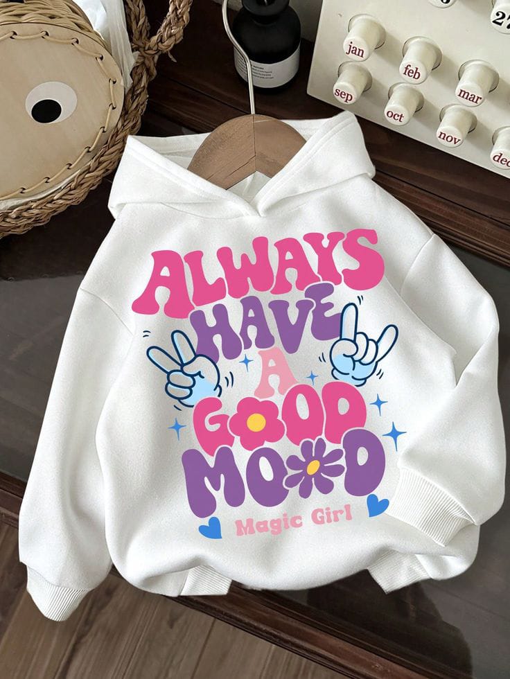 Kids' Graphic Print Hoodie Kids' Graphic Print Hoodie